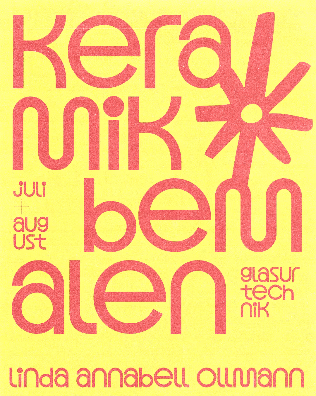 Linda Annabell Ollmann — ceramic poster work