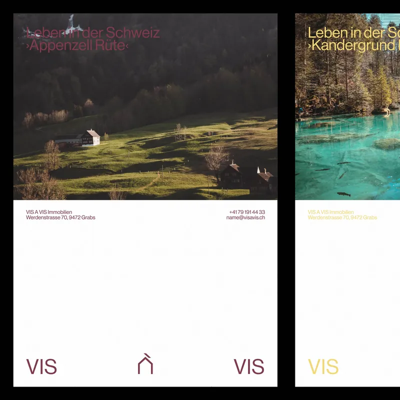Vis a Vis Immobilien, Logo + Corporate Design